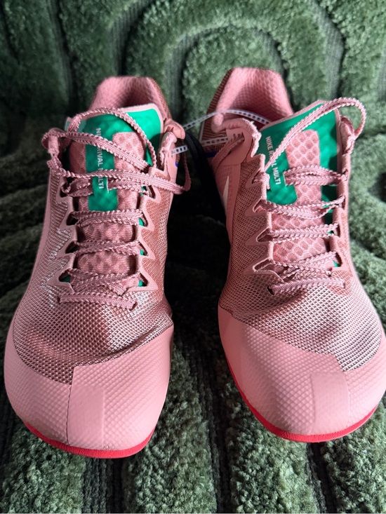 Nike Other - Nike Women’s Pink Athletic Training Sneakers with Green Tongue Accents